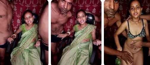 Chetna Sharma Gurgoan Bhabhi Playing with 2 Cocks