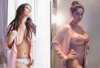 Aabha Paul Showing Her Big Boobs on Live App Show XXX Video