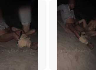 SexyIndianWife Get Full Nude & Fingering with Stranger on Beach at Night