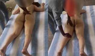 SexyIndianWife Full Nude Massaged & Fingering by Masseur