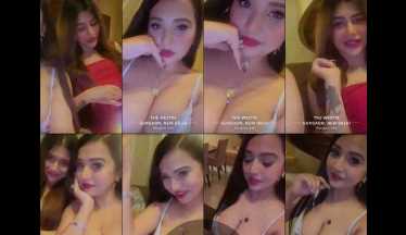 Sexy Shubhi Kat big Bouncing Boobs Live Show on Her App