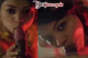 Divya Mitra Giving Blowjob to a Big Dick